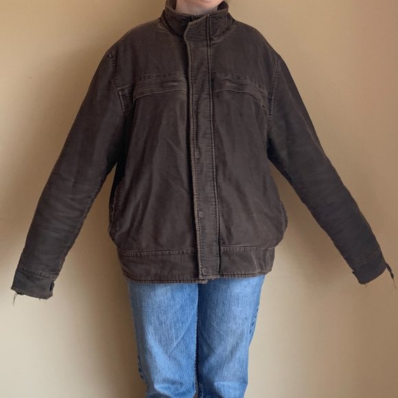 Oversized Brown Jacket - Picture 7 of 9